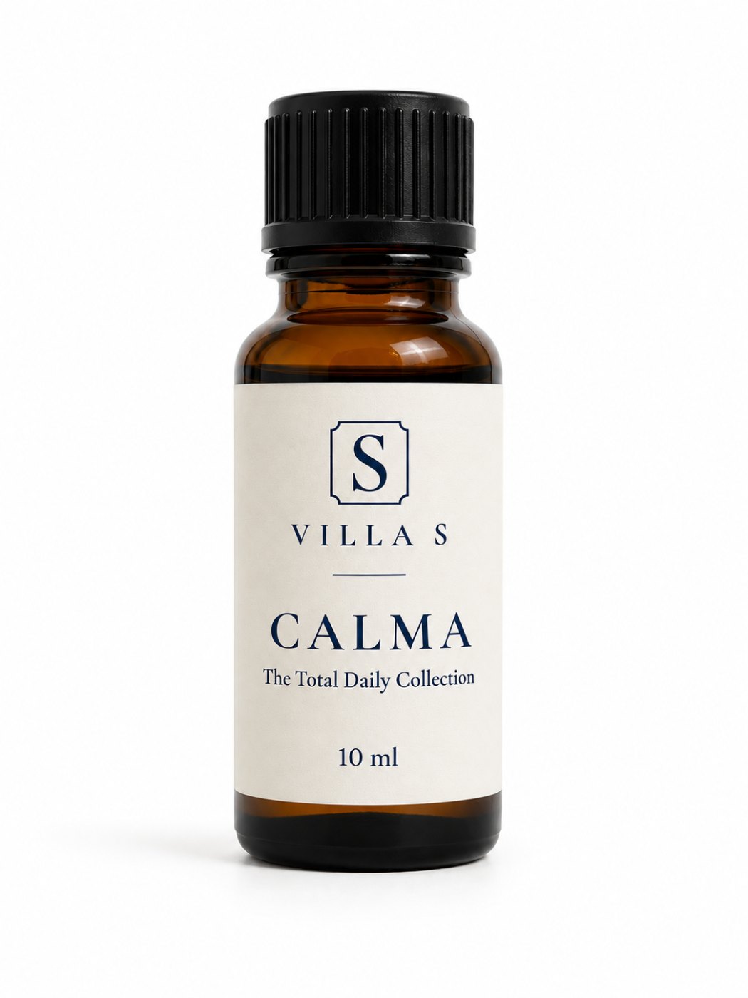 Calma — the evening blend, amber bottle
